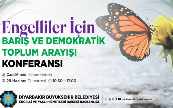 Li Amedê Konferansa "lêgerîna aştî û civakek demokratîk ji bo astengdaran" tê lidarxistin