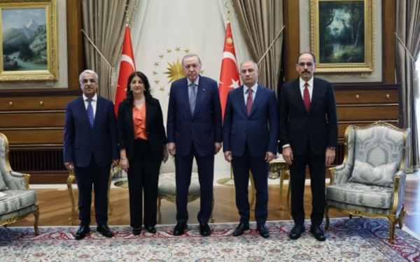 Erdoğan ile DEM Parti İmralı Heyeti'nin görüşmesi sona erdi