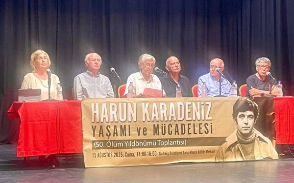 Mücadelesiyle hatırlanan bir ömür: Harun Karadeniz 50. yılında anıldı