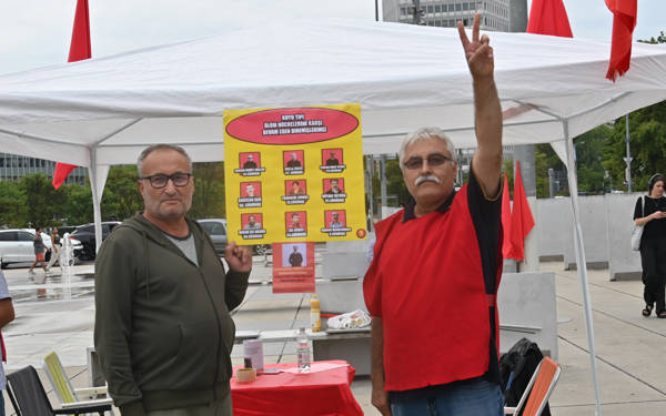 Kuyu tipi hapishaneler, Cenevre’de BM önünde protesto ediliyor