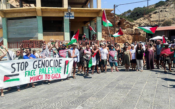 Gazze Yürüyüşü - Yunanistan’dan Faras: Filistin, çok daha geniş bir reddin siyasî simgesi