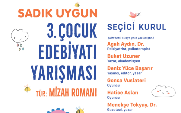 Sadık Uygun 3. Çocuk Edebiyatı Roman Yarışması başlıyor