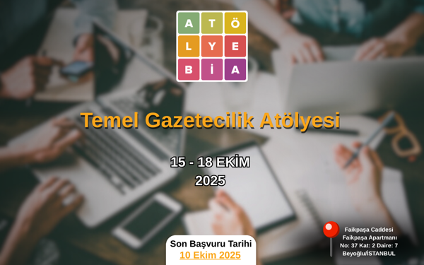 Atölye BİA’dan Temel Gazetecilik Atölyesi’ne çağrı