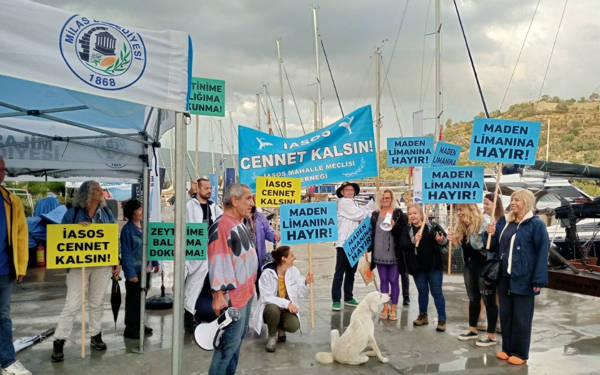 “Milas’a maden limanı yapılmasın, İasos cennet kalsın”