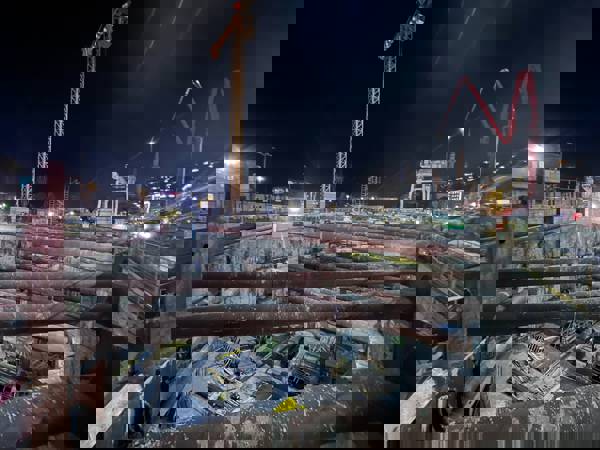 Çöken metro inşaatında bir işçi öldü