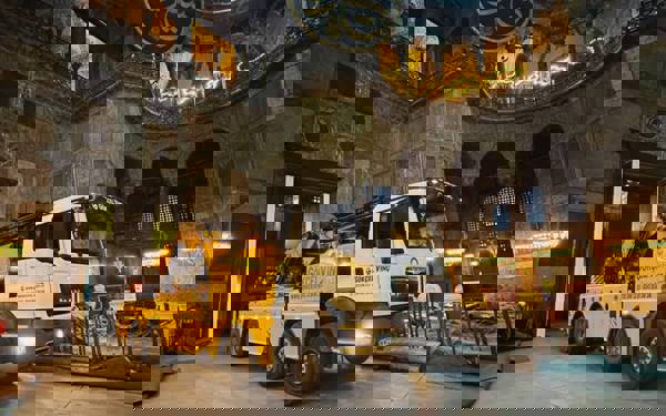 Turkey dismisses concerns over crane use in Hagia Sophia restoration