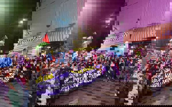 Women and LGBTI+ groups rally in İstanbul against gender-based violence