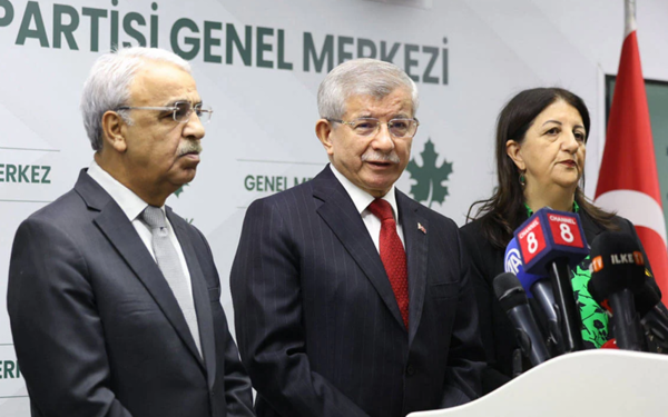 İmralı Heyeti'nden Davutoğlu'na ziyaret: Yasal düzenlemeler süratle yapılmalı