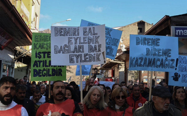 Divriği'de 220 madenci 95 gündür Erdemir'e direniyor