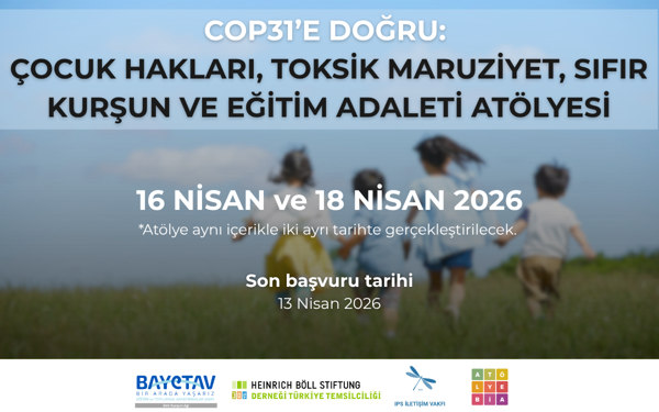 COP31’e Doğru: Çocuk Hakları, Toksik Maruziyet, Sıfır Kurşun ve Eğitim Adaleti Atölyesi
