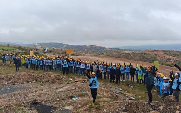 Doruk Madencilik işçileri, Ankara yürüyüşlerinin altıncı gününde