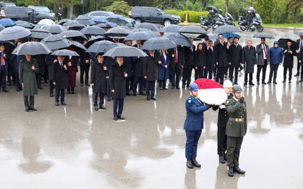Anıtkabir'de 23 Nisan töreni