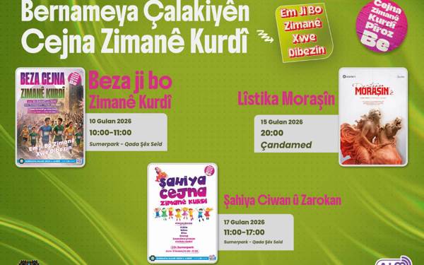 Şaredariya Amedê Cejna Zimanê Kurdî wê bi çalakiyên cihêreng pîroz bike