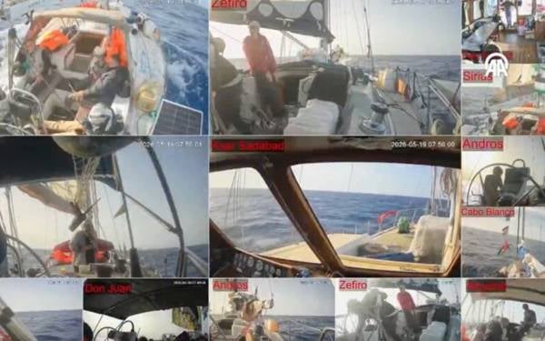 Küresel Sumud Filosu Gazze’ye doğru ilerleyişini sürdürüyor