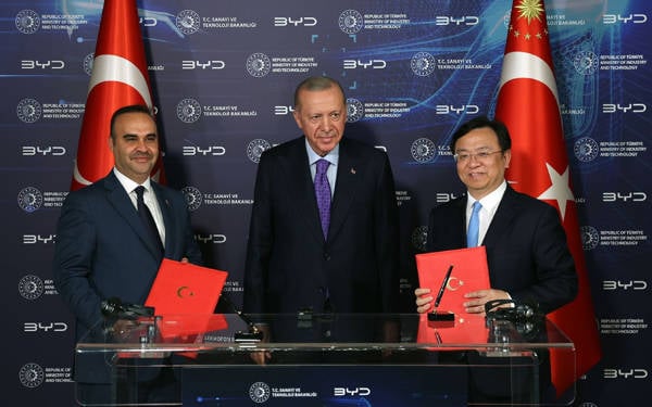 BYD, Türkiye’deki fabrika planını askıya aldı