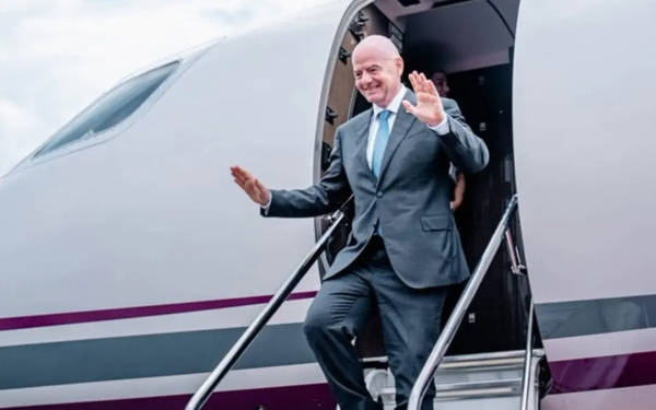 24 maçta 27 uçuş: FIFA Başkanı İnfantino'nun Dünya Kupası'ndaki karbon ayak izi