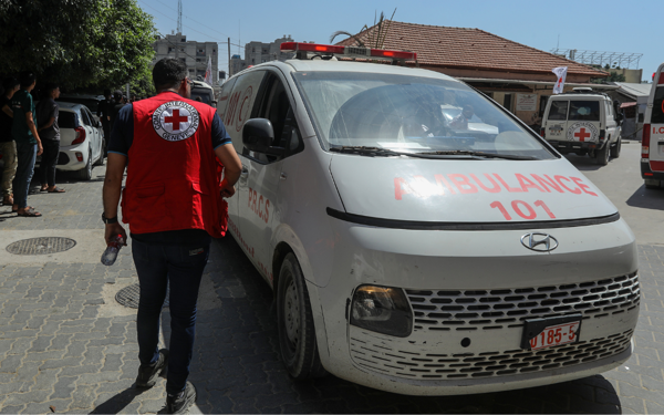 “Gazze Şeridi’nde ambulans ve hasta nakil araçlarının yüzde 70’i hizmet dışı kaldı”