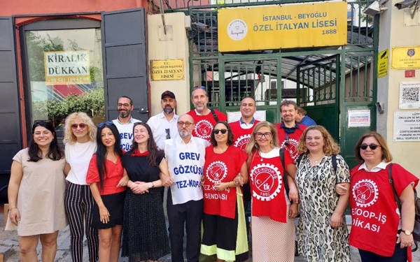 İtalyan Lisesi’nde grev sonrası altı eğitim emekçisi işten çıkarıldı