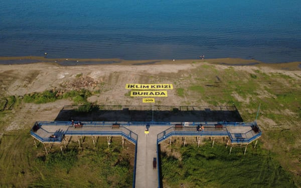 İznik Gölü’nde kuraklık alarmı