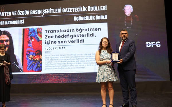 Tuğçe Yılmaz’ın bianet haberi Musa Anter Gazetecilik Ödülü aldı