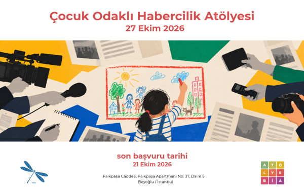 Atölye BİA’dan Çocuk Odaklı Habercilik Atölyesi’ne çağrı
