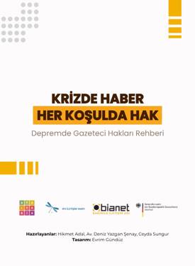 Depremde Gazeteci Hakları Rehberi
