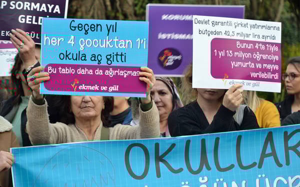 Boş beslenme çantalarının sessiz tanıklığı