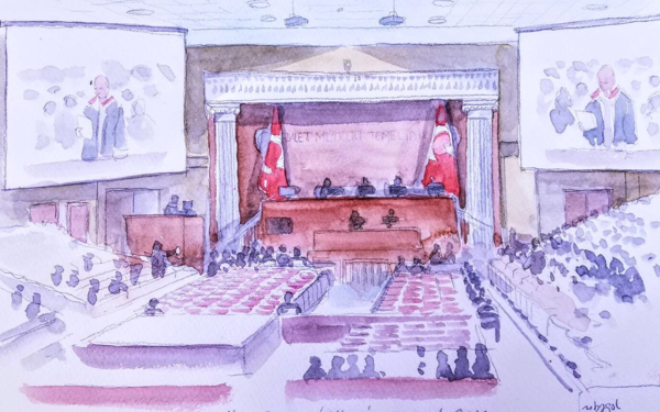 Hapishane kıyısında mahkemeler