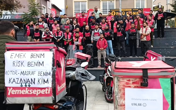 Moto kuryelerin ekim isyanı