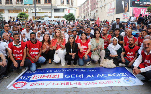 Van’da kayyımın işten attığı 223 işçi 169. gündür direniyor