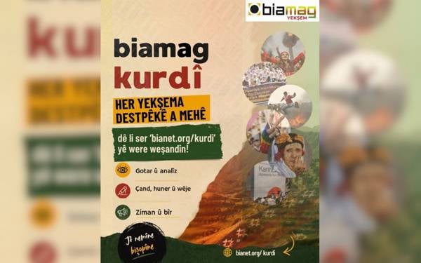 Rûpelek nû ji bo bianet kurdiyê: biamag kurdî