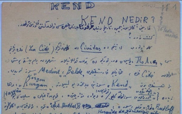 Kent üzerine