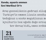 Xenda, aşxeris emmen lizvi Marilizui Or’n
