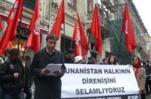 Turkish Activists In Solidarity With The Greek Activists 