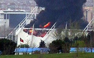 İstanbul Gösteri Merkezi'nde Yangın