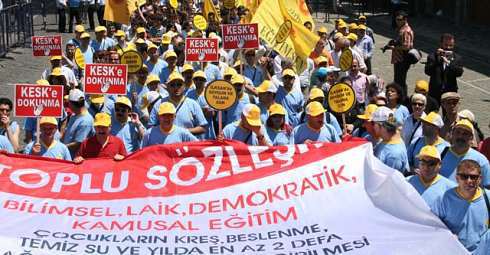 KESK'liler Ankara'ya Yürüyor