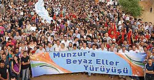 Tunceli'de Binlerce Kişi "Munzur'da Barajlara Hayır" Dedi