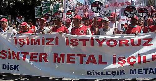 Protest March by Metal Workers