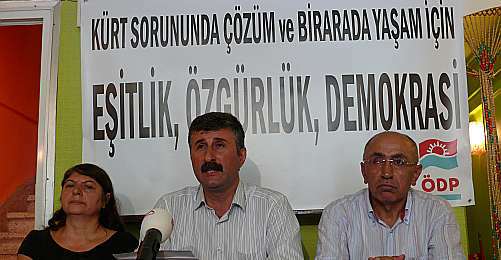 ÖDP: PKK Eylemsizlik Tarihini Uzatsın, Açılım Emek Endeksli Hazırlansın