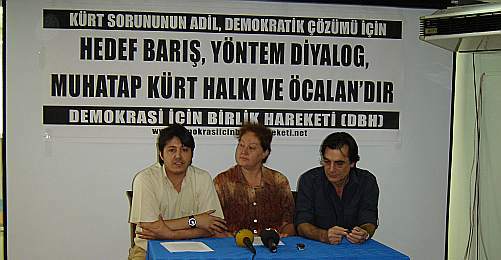 DBH: Çözümün Yolu Diyalog, Muhatap Öcalan ve Kürt Halkıdır