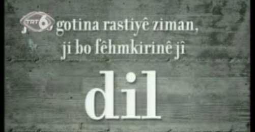 TRT'de Kürtçe Reklam Zamanı ya da "Dema Reklâma Kurdî"
