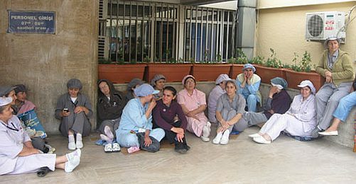 İş Bırakan Taşeron Hastane Çalışanları Ücretlerini Alacak