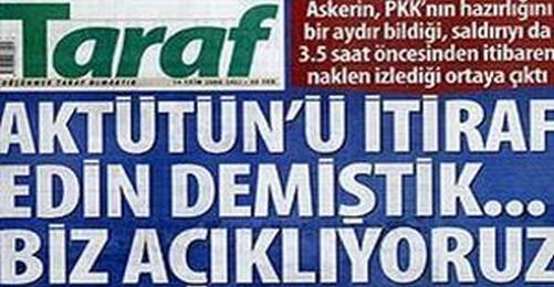 One More Trial for Taraf Newspaper upon "Aktütün" News
