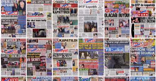 Gazeteler DTP'ye Kapatma Kararını Nasıl Gördü