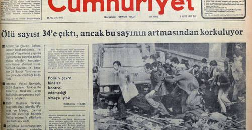1 Mayıs 77'nin Araştırılması AKP Oylarıyla Reddedildi