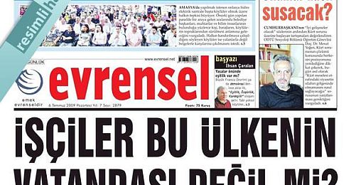 AİHM'den Günlük Evrensel'i Toplatan Türkiye'ye Ceza