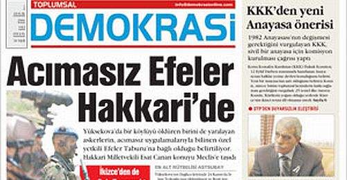Gazete Sansürü ve Eyleme Müdahaleden Türkiye Mahkum