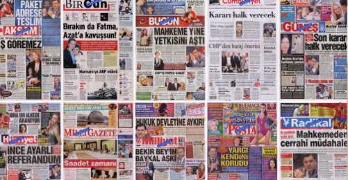 Gazeteler Anayasa Mahkemesi Kararını Nasıl Gördü