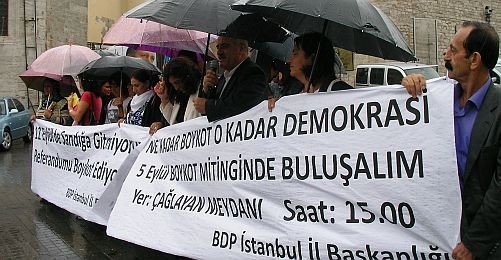 BDP Çağlayan'daki Boykot Mitingine Hazırlanıyor