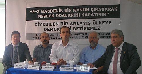 İstanbul'da Meslek Örgütleri "Neden Hayır"ı Açıkladılar 